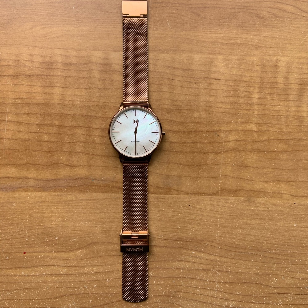 Rose gold MVMT women’s watch